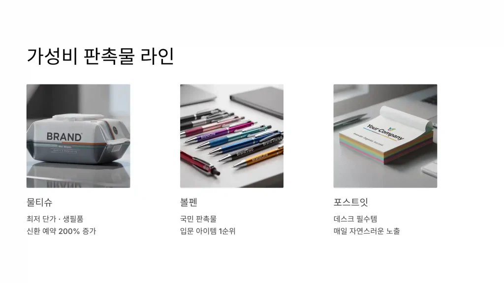 동탄 판촉물 제작 업체 - 3% 적립 혜택과 맞춤 디자인 무료 상담까지 3 동탄 판촉물 제작 가성비라인