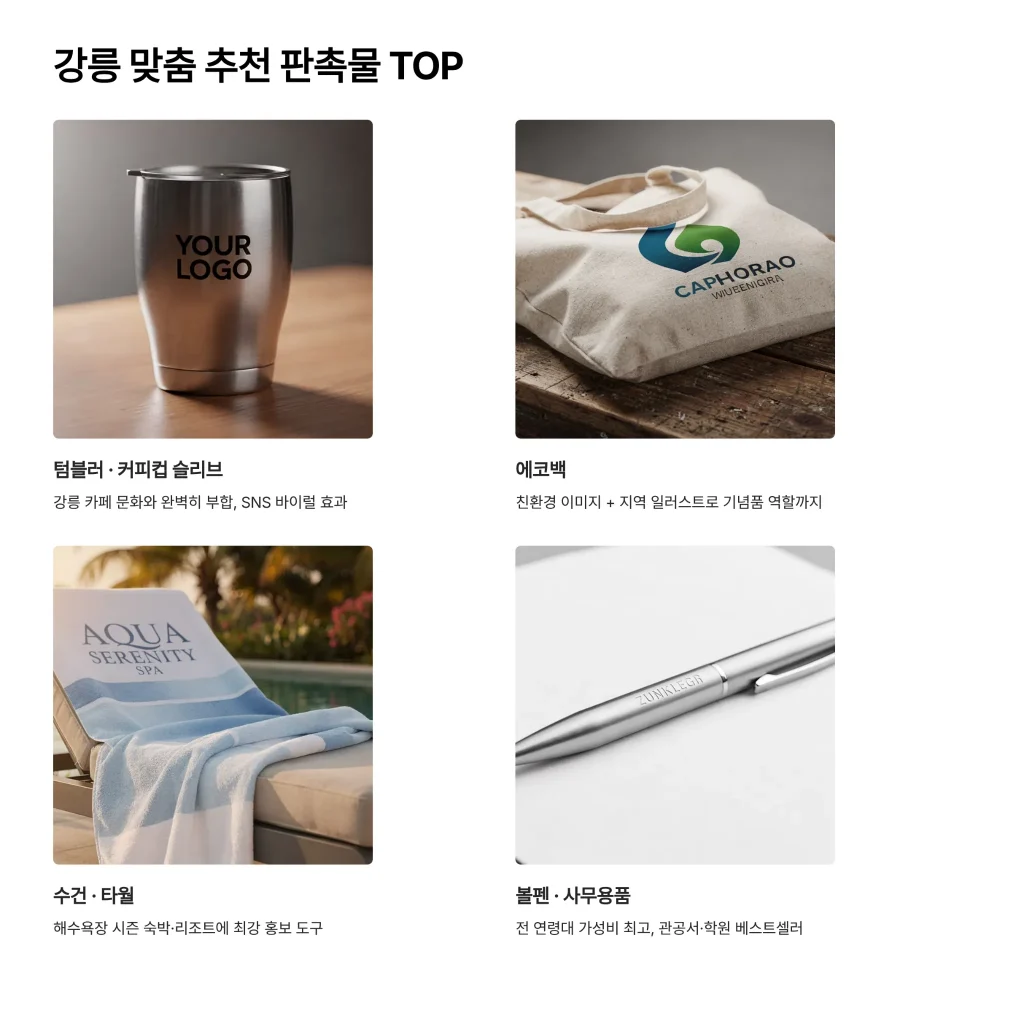 강릉 판촉물 제작 추천아이템