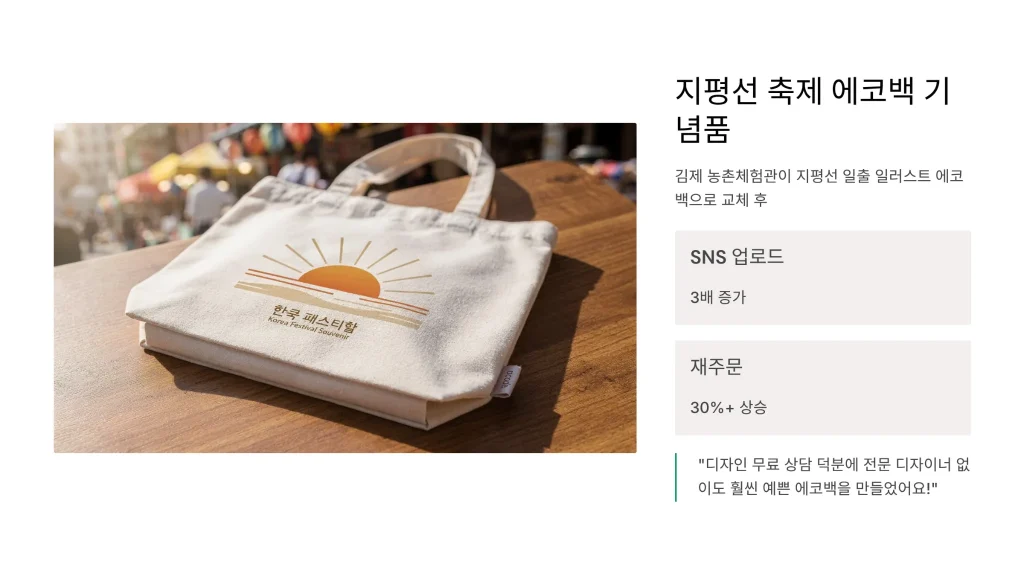 김제 판촉물 제작 성공사례