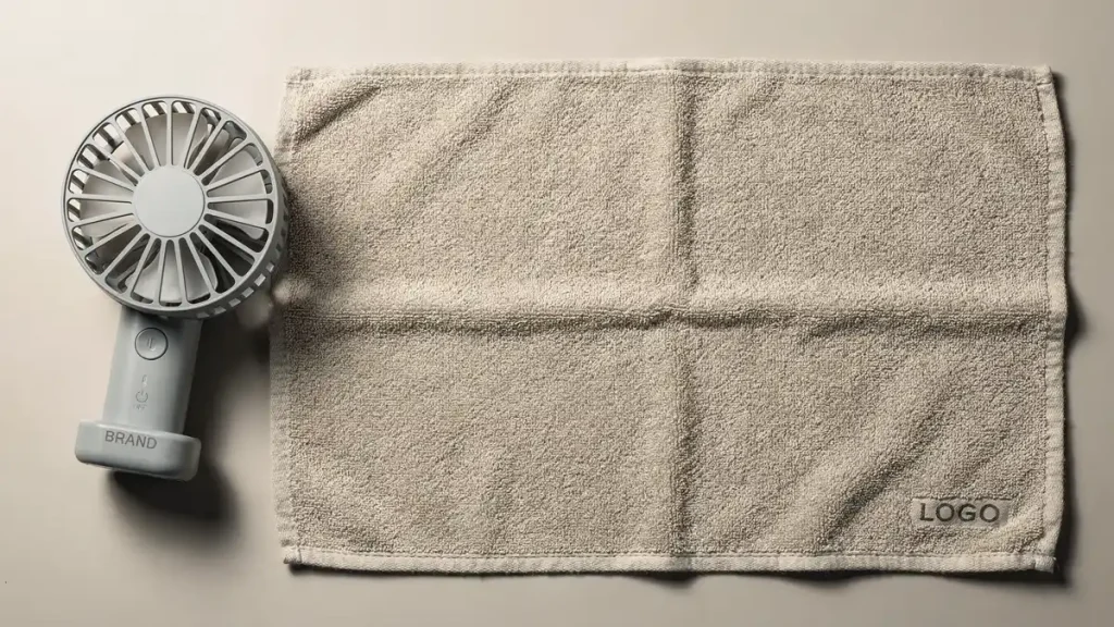 영월 판촉물 제작 수건 선풍기