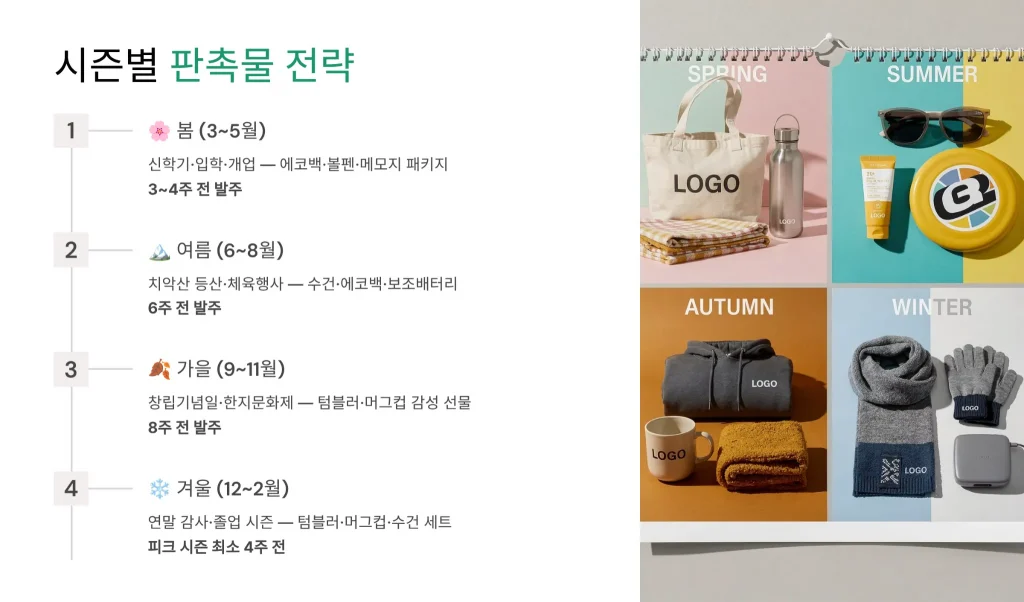 원주 판촉물 제작 시즌별 전략