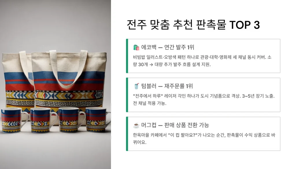 전주 판촉물 제작 추천아이템