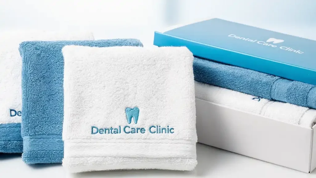 치과 판촉물 제작 수건